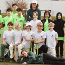 SJS Students Make History by Competing in the Inaugural Inter-schools Cricket Tournament SJS Students Make History by Competing in the Inaugural Inter-schools Cricket Tournament